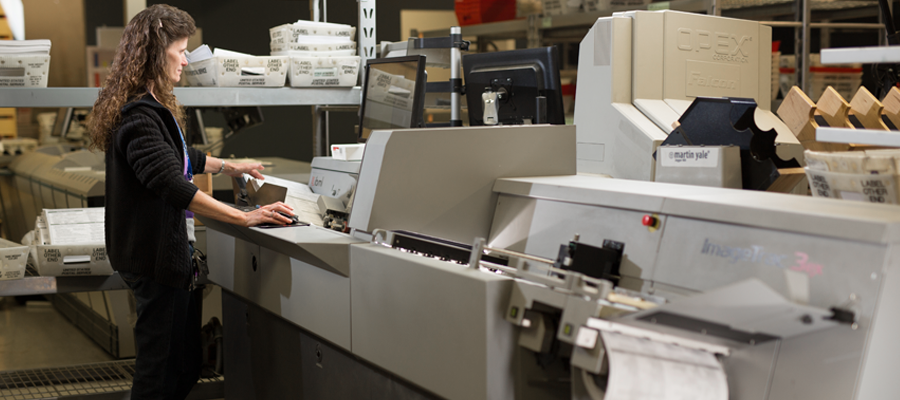 Merkle employee working on data capture